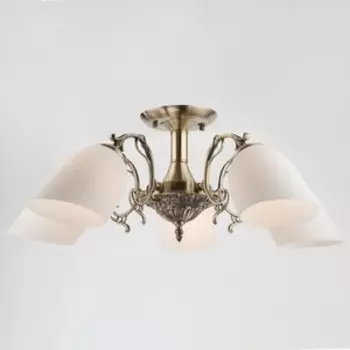 Потолочная люстра Eurosvet 22010/5 античная бронза