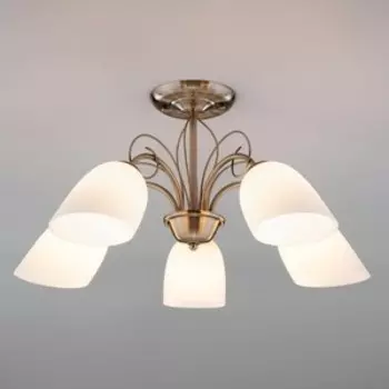 Потолочная люстра Eurosvet 30107/5 античная бронза