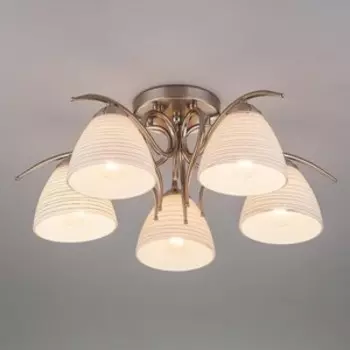 Потолочная люстра Eurosvet 30121/5 сатин-никель