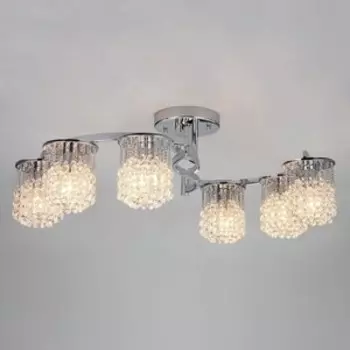 Потолочная люстра Eurosvet 3222/6 хром Strotskis