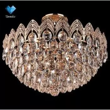 Потолочная люстра Eurosvet 3649/6 золото/прозрачный хрусталь Strotskis