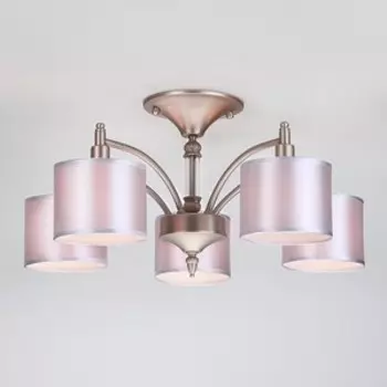 Потолочная люстра Eurosvet 60080/5 сатин-никель