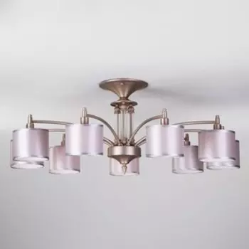 Потолочная люстра Eurosvet 60080/9 сатин-никель