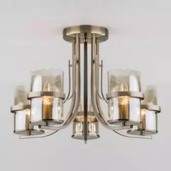 Потолочная люстра Eurosvet 60085/5 античная бронза