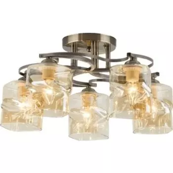 Потолочная люстра Eurosvet Brice 30158/5 античная бронза