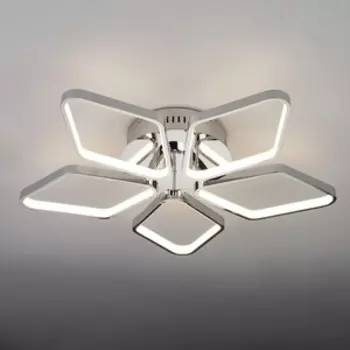 Потолочная светодиодная люстра Eurosvet 90081/5 хром