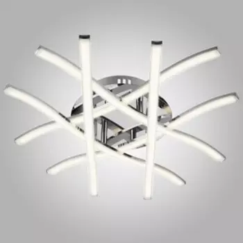 Потолочный светодиодный светильник Eurosvet 90043/6 хром