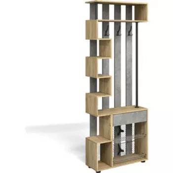 Прихожая Бител Мини Лайт МЛ-1 дуб золотой крафт/ателье светлое (BTL10000453)