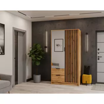 Прихожая Mebel Ars Нелли (дуб вотан/черный)