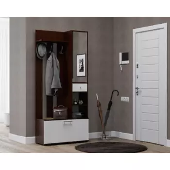 Прихожая Mebel Ars Ника (венге цаво/белый)