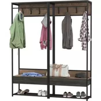 Прихожая Моби Трувор 15.120 + 15.120 , цвет дуб гранж песочный/интра (1025794)