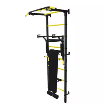 Профессиональная шведская стенка Kampfer Gladiator Powerful черный/желтый