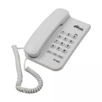 Проводной телефон Ritmix RT-320 white