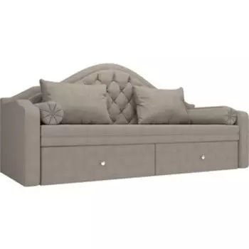 Прямой детский диван АртМебель Сойер рогожка бежевый