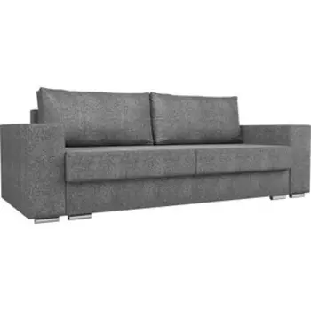 Прямой диван АртМебель Исланд рогожка серый