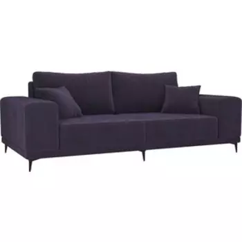 Прямой диван АртМебель Льюес велюр фиолетовый