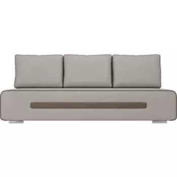 Прямой диван АртМебель Приам рогожка бежевый