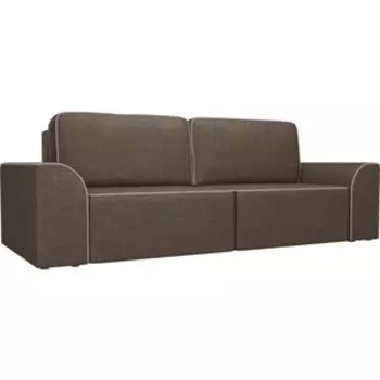 Прямой диван АртМебель Вилсон рогожка коричневый