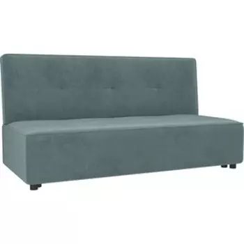 Прямой диван АртМебель Зиммер велюр бирюза
