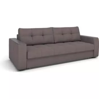 Прямой диван Rival Честер велюр темно-коричневый Т00020