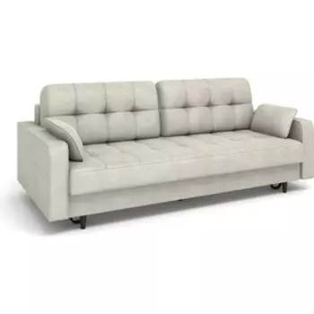 Прямой диван Rival Лиффорд велюр серо-бежевый Т00006