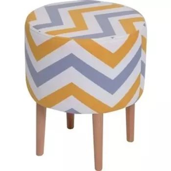 Пуф DreamBag Лекко Скандинавия Желто-Серый