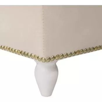 Пуф Leset Classic-03 сундук велюр супернова 01 молочный/ножки белые