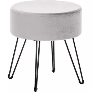 Пуф Leset Кома, велюр Светло-серый