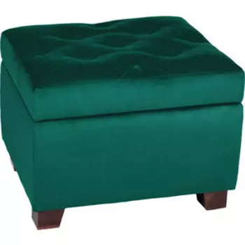 Пуф Мебельстория Коста зеленый велюр