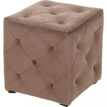 Пуф Мебельстория Ромби-1Т коричневый велюр