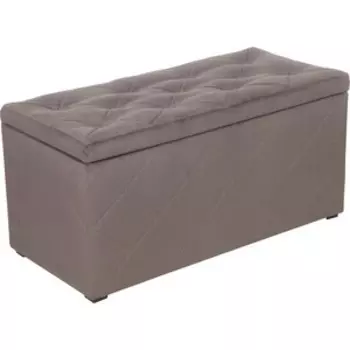 Пуф Мебельстория Ромби-3Т серый велюр