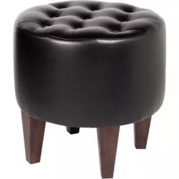 Пуф Мебельстория Рона-1 черный к/з