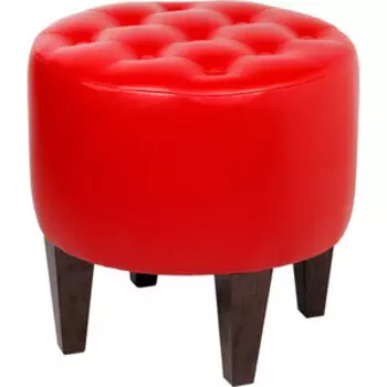 Пуф Мебельстория Рона-1 красный к/з