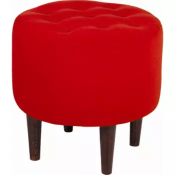 Пуф Мебельстория Рона-1Т красный велюр