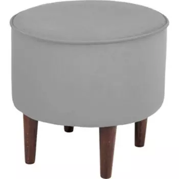Пуф Мебельстория Рона-2Т серый велюр