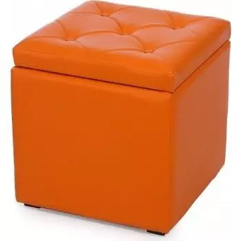 Пуф Мебельстория Тони-2 оранжевый