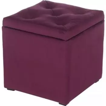 Пуф Мебельстория Тони-2Т фиолетовый велюр