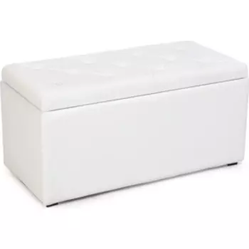 Пуф Мебельстория Тони-3 белый к/з