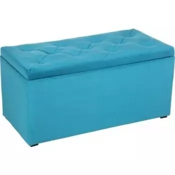 Пуф Мебельстория Тони-3Т бирюзовый велюр