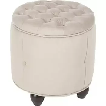 Пуф Мебельстория Вена-2 бежевый велюр