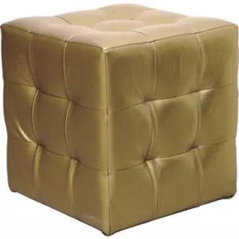 Пуф Шарм-Дизайн Квадро золото