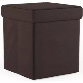 Пуф складной Шарм-Дизайн Пикник рогожка шоколад