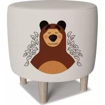 Пуф Смарт Маша и Медведь Happy Days Ivory 1 (А1061527347)