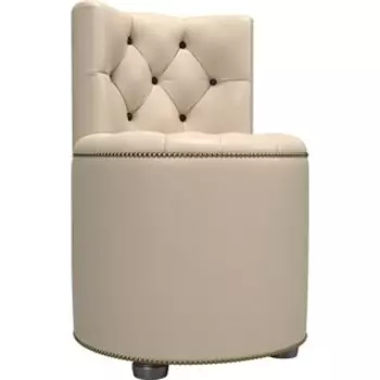 Пуф со спинкой АртМебель Саваж эко-кожа бежевый