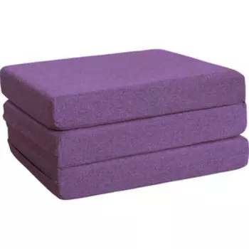 Пуф-трансформер Шарм-Дизайн Шаг фиолетовый.