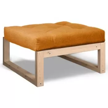 Пуфик Arsko Амбер сосна оранжевая рогожка