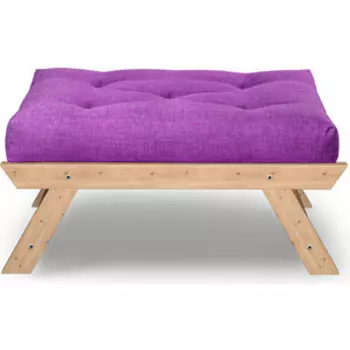 Пуфик Arsko Отман сосна-фиолетовоя рогожка