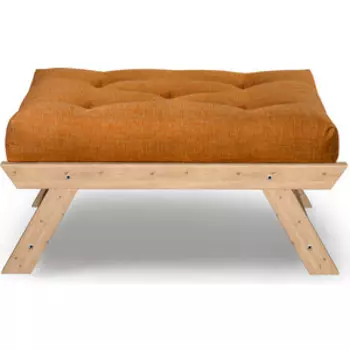 Пуфик Arsko Отман сосна-оранжевая рогожка