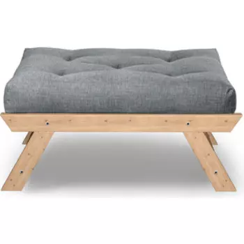 Пуфик Arsko Отман сосна-серая рогожка.