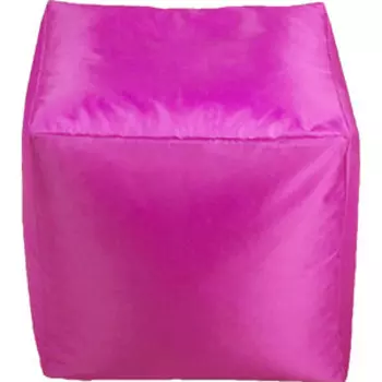 Пуфик бескаркасный Mypuff Кубик фуксия оксфорд k-219